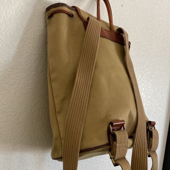 VINTAGE GUESS Canvas with Leather Trim Backpack - Picture 8 of 16